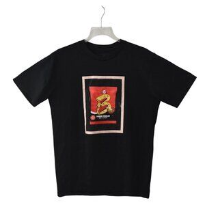 Noble Ramen Noodles Graphic T-Shirt Medium Black 100% Cotton